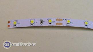 Подсветка под шкафы на кухне из светодиодной ленты: выбор элементов, схемы, монтаж своими руками Схема соединения диодной ленты